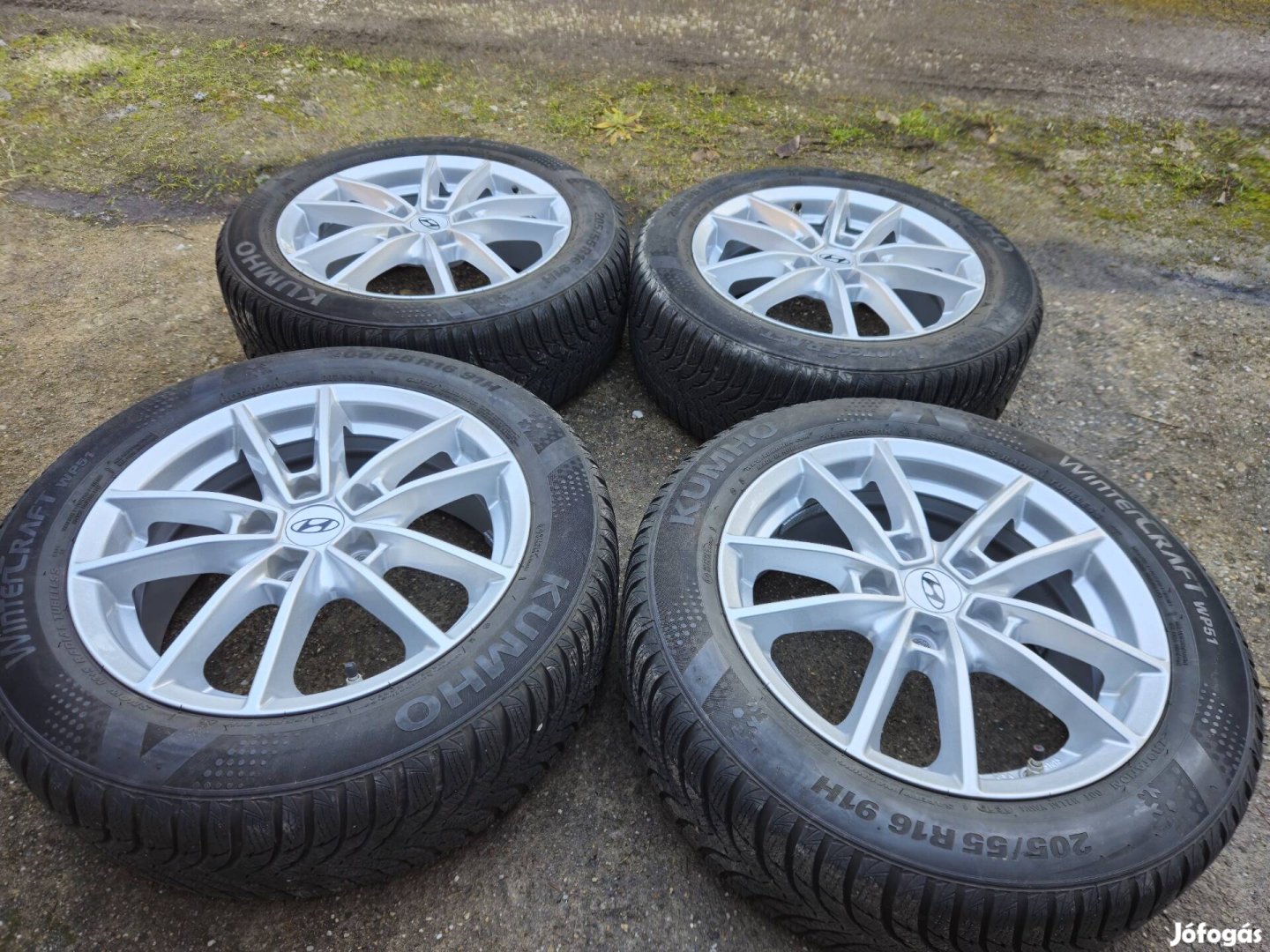 Hyundai Kia Alufelnik Téligumikkal 5x114,3  205/60r16