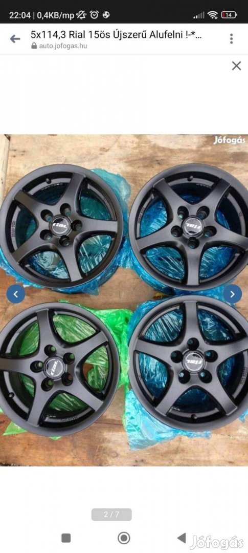 Hyundai,Kia,Mazda. alufelni 15"