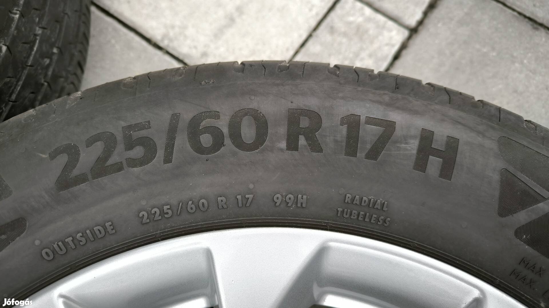 Hyundai Kia gyári alufelni 17" 225/60r17 nyári gumi 