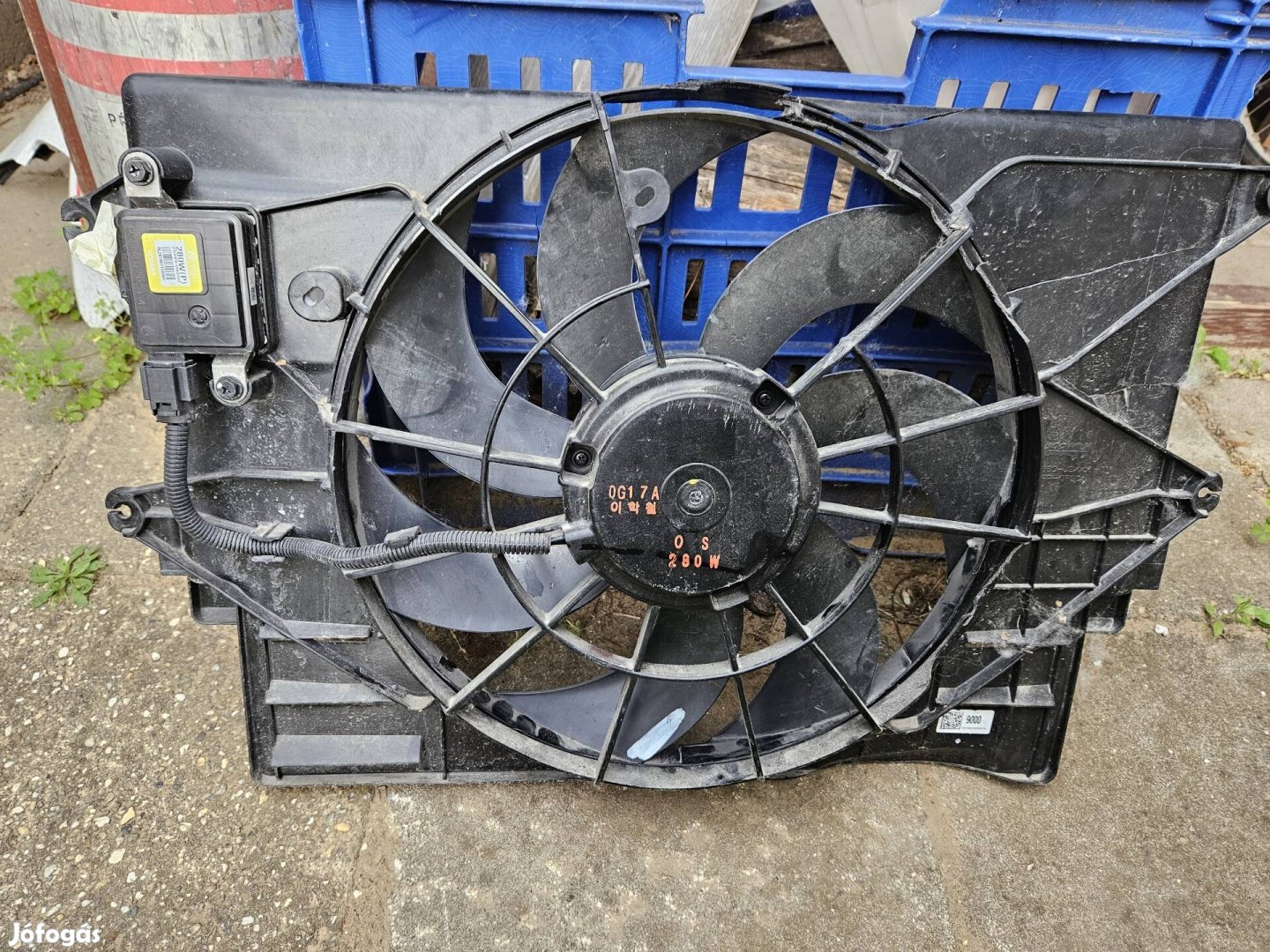 Hyundai Kona Hűtőventilator+érzékelöje+keret