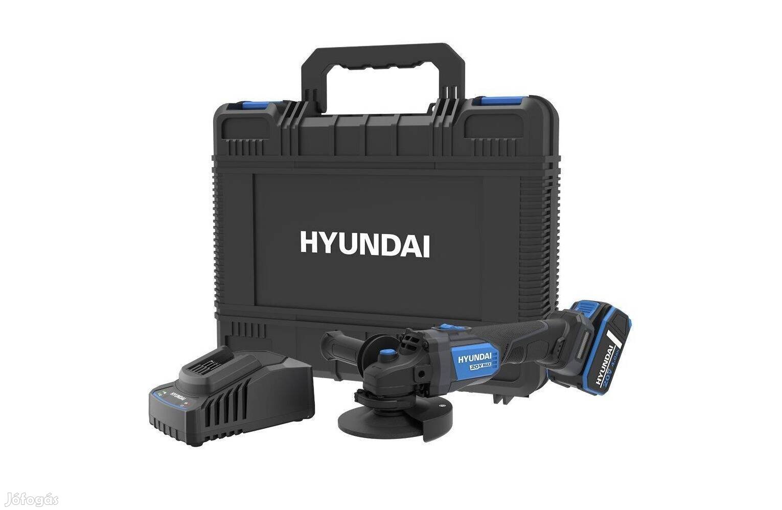 Hyundai Pro AG20X-125FT Akkus sarokcsiszoló 125 mm 1 db akku+töltő