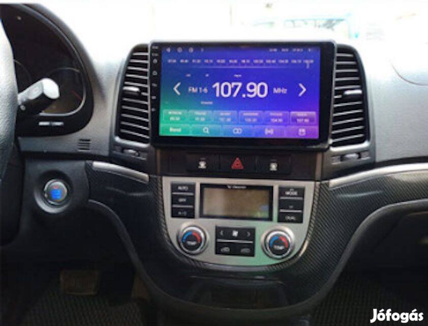Hyundai Santa Fe Multimédia Carplay GPS Rádió Tolatókamerával