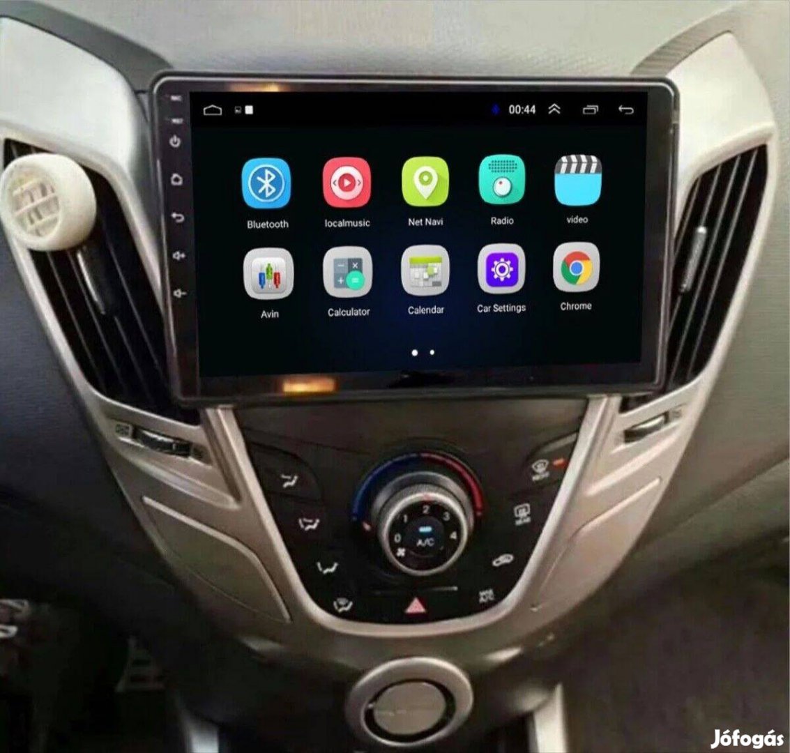 Hyundai Veloster Carplay Multimédia Android GPS Rádió Tolatókamerával