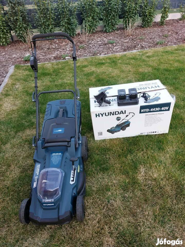 Hyundai akkumulátoros fűnyíró eladó