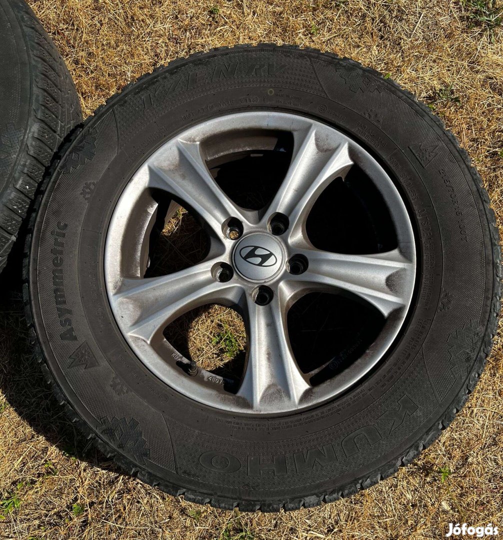 Hyundai alufelni szett gumikkal, Tpms szenzorral (16") /4 darab/