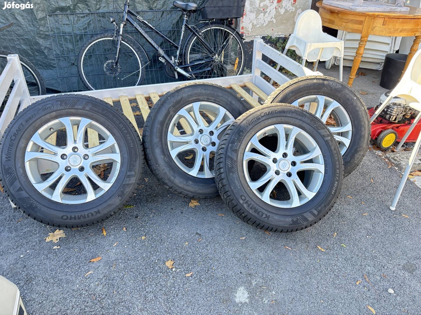 Hyundai alufelni téligumival