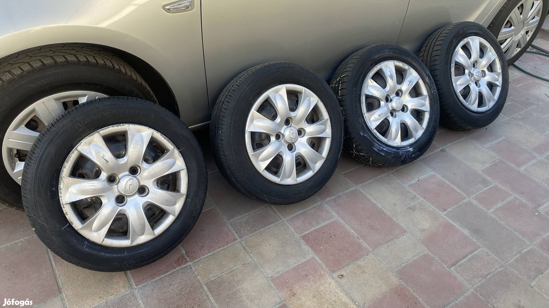 Hyundai getz gyári nyári gumi garn.lemezfelnin