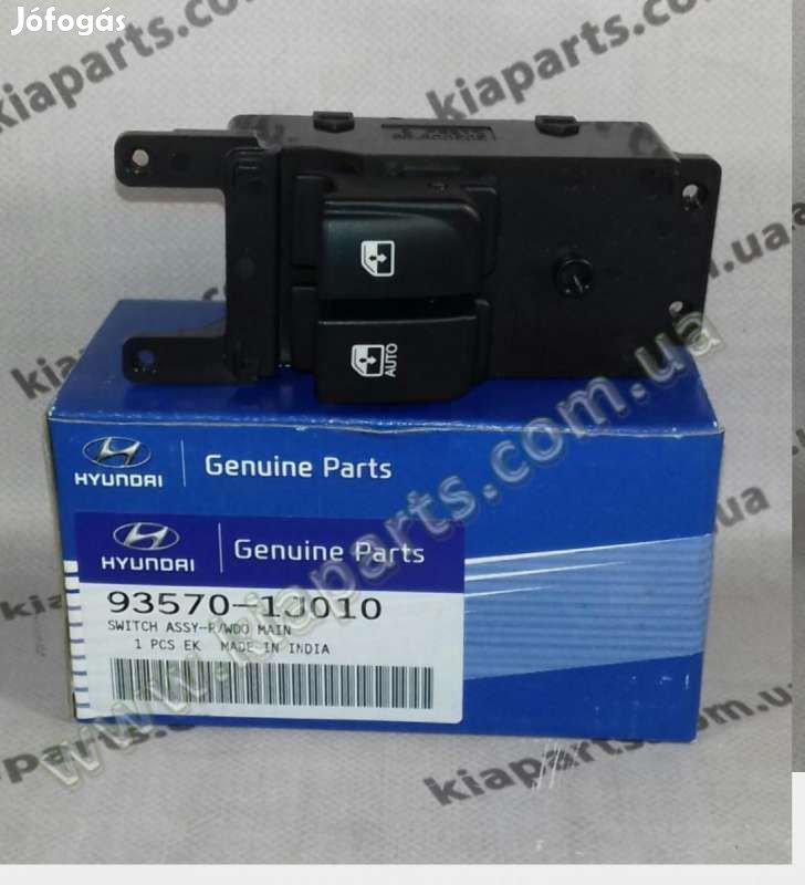 Hyundai i20 PB ablakemelő kapcsoló vezető oldali 935701J010