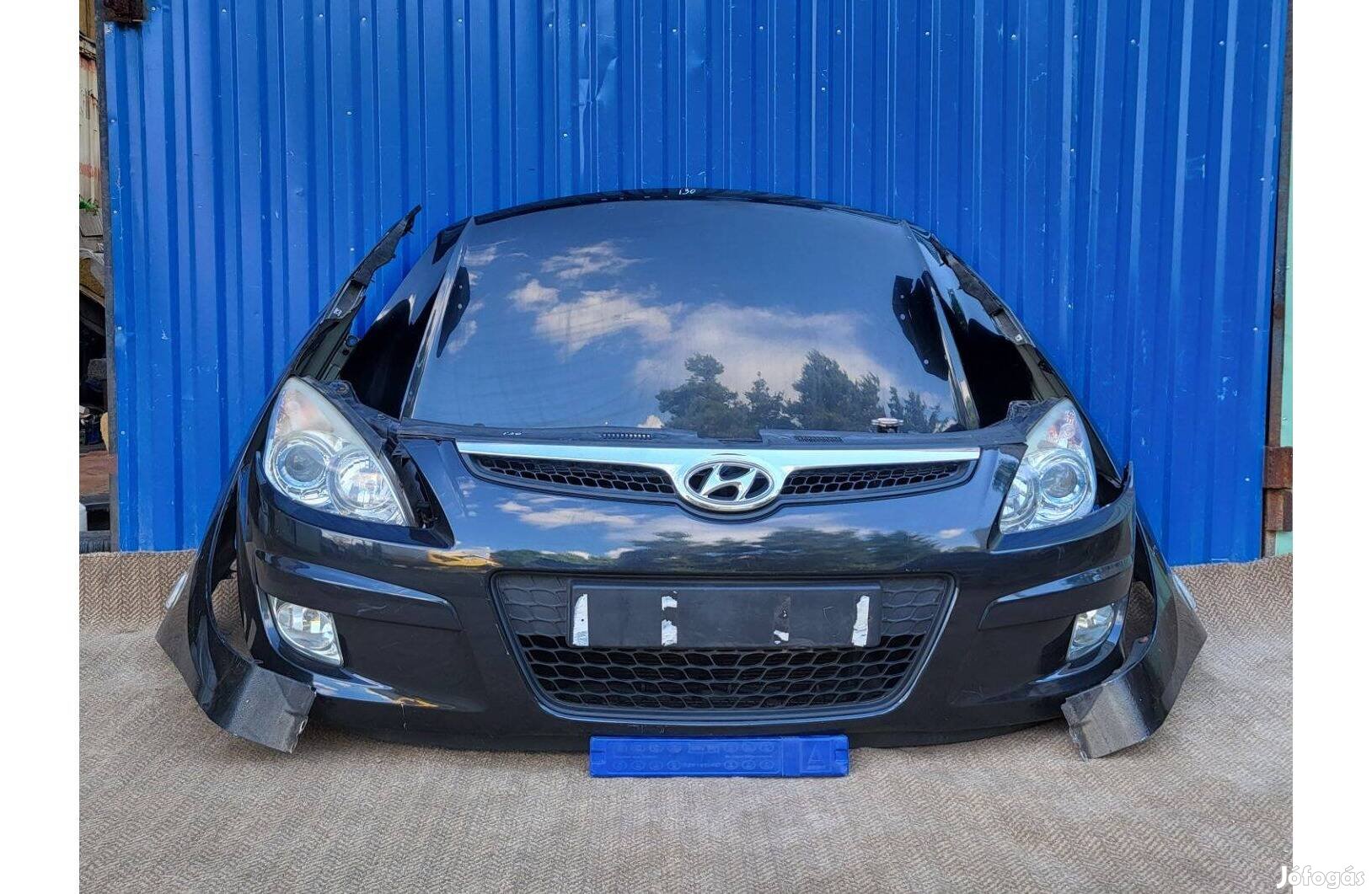 Hyundai i30 2007-10 FD gyári 865112R000 első lökhárító fekete