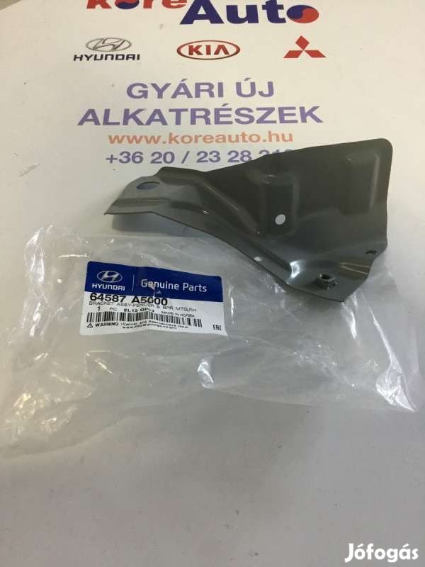 Hyundai i30 GD jobb első sárvédő tartó lemez 64587A5000