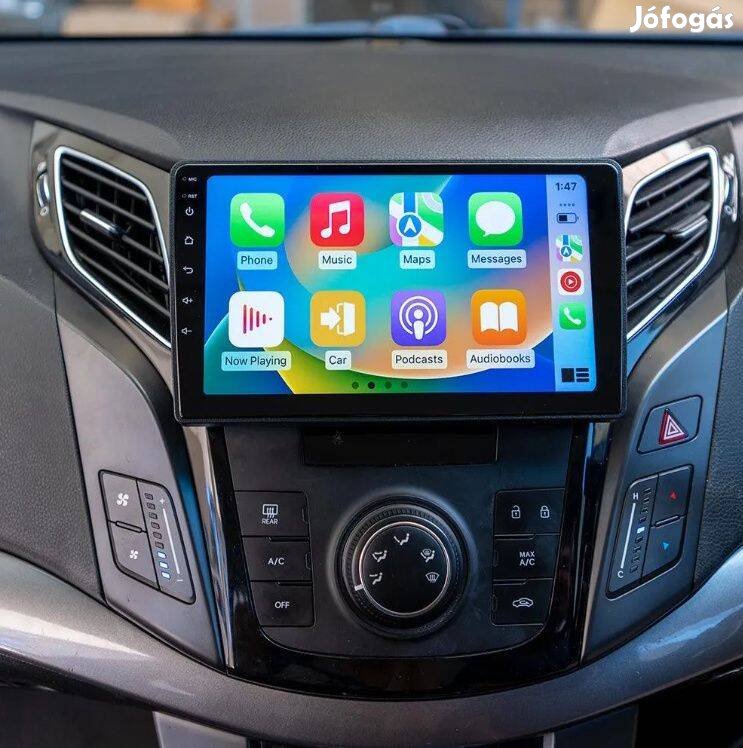 Hyundai i40 Carplay Multimédia Android GPS Rádió Tolatókamerával