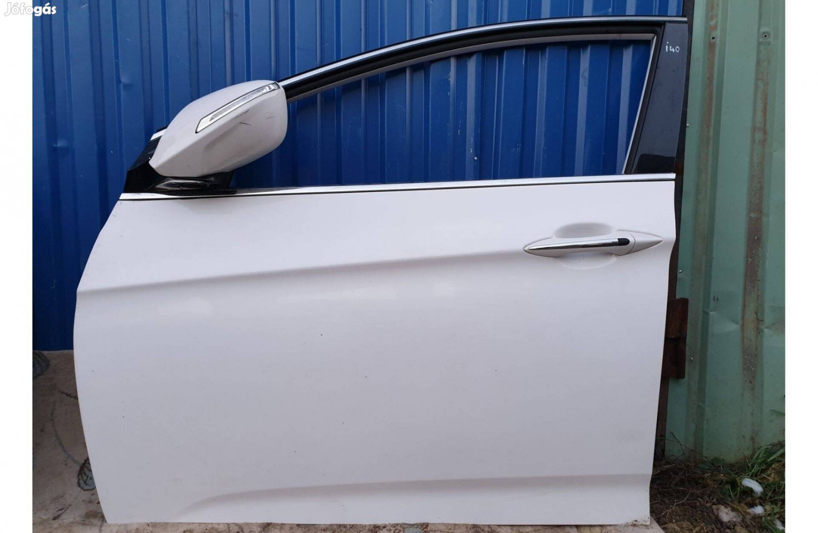 Hyundai i40 bal, jobb első ajtó, zár, kilincs, üveg, ablakemelő fehér