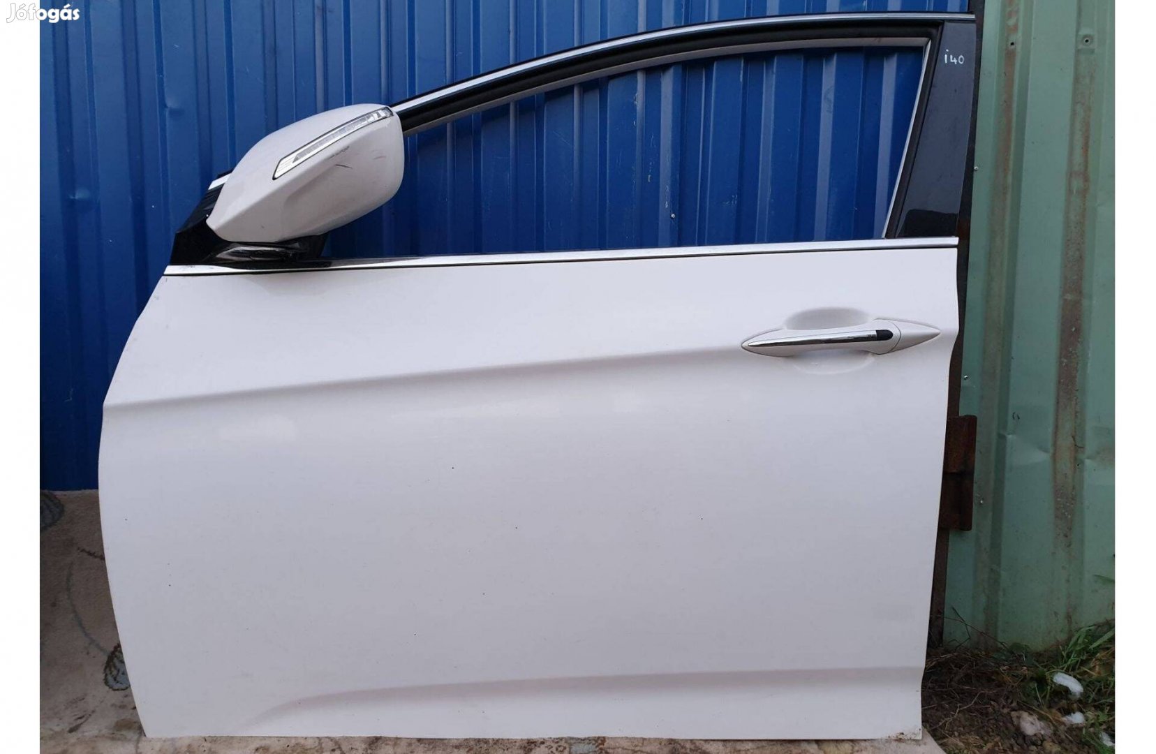 Hyundai i40 bal, jobb első ajtó, zár, kilincs, üveg, ablakemelő fehér