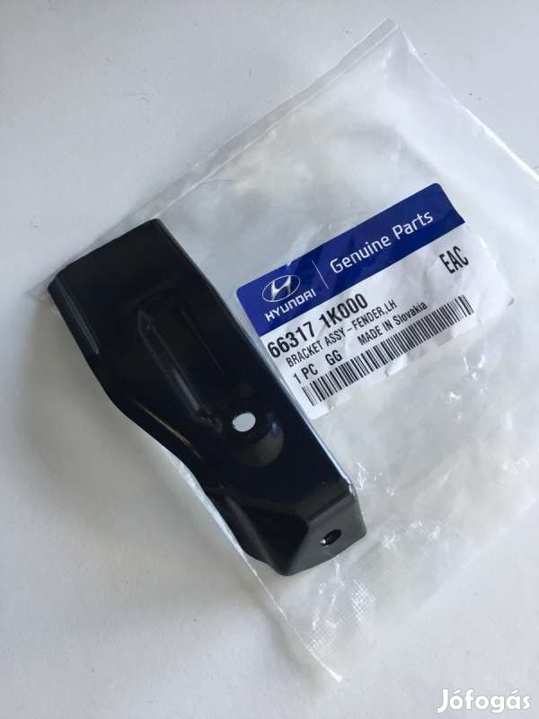 Hyundai ix20 sárvédő tartó lemez bal 663171K000