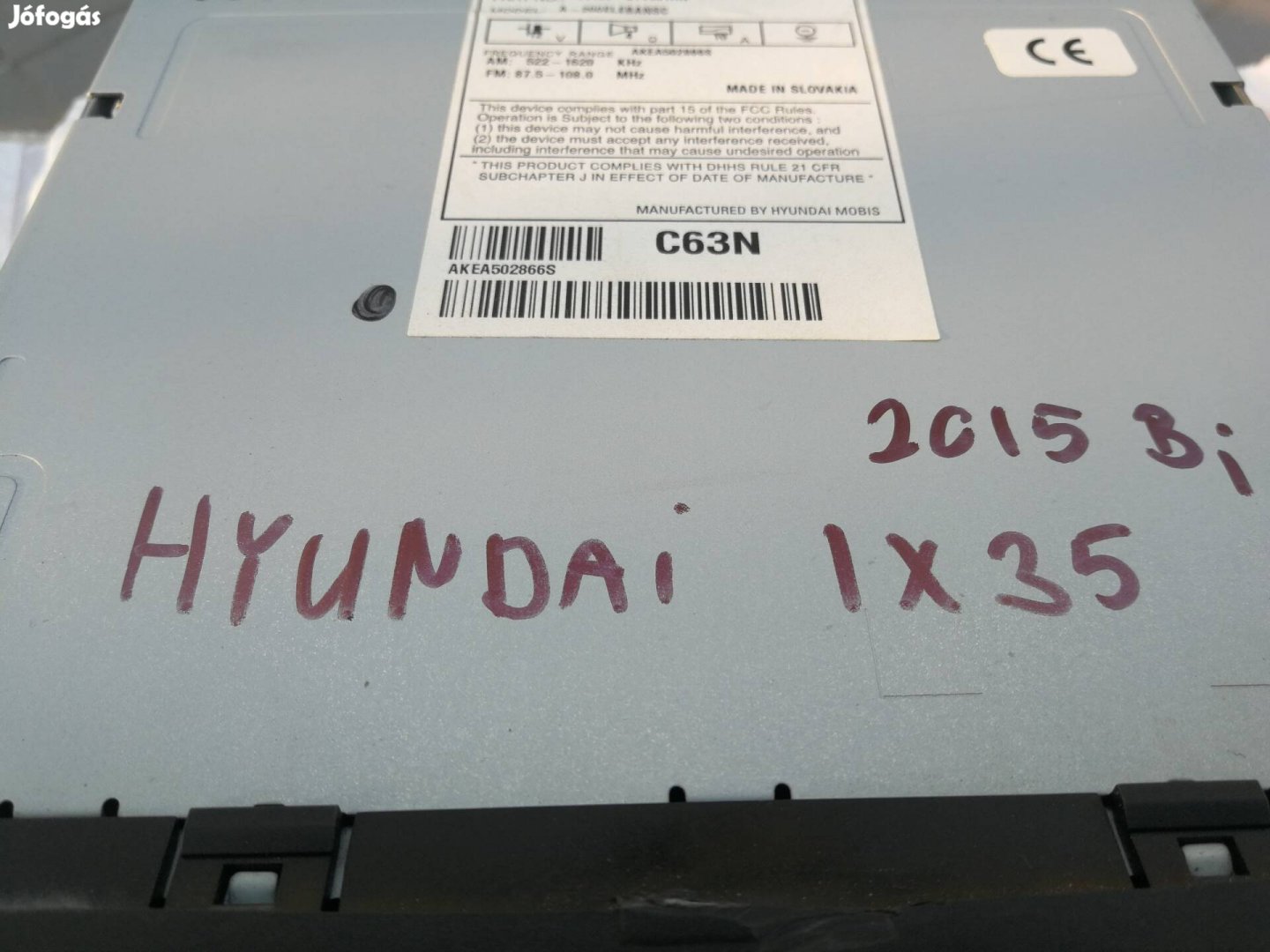 Hyundai ix35 gyári rádió cd eladó 