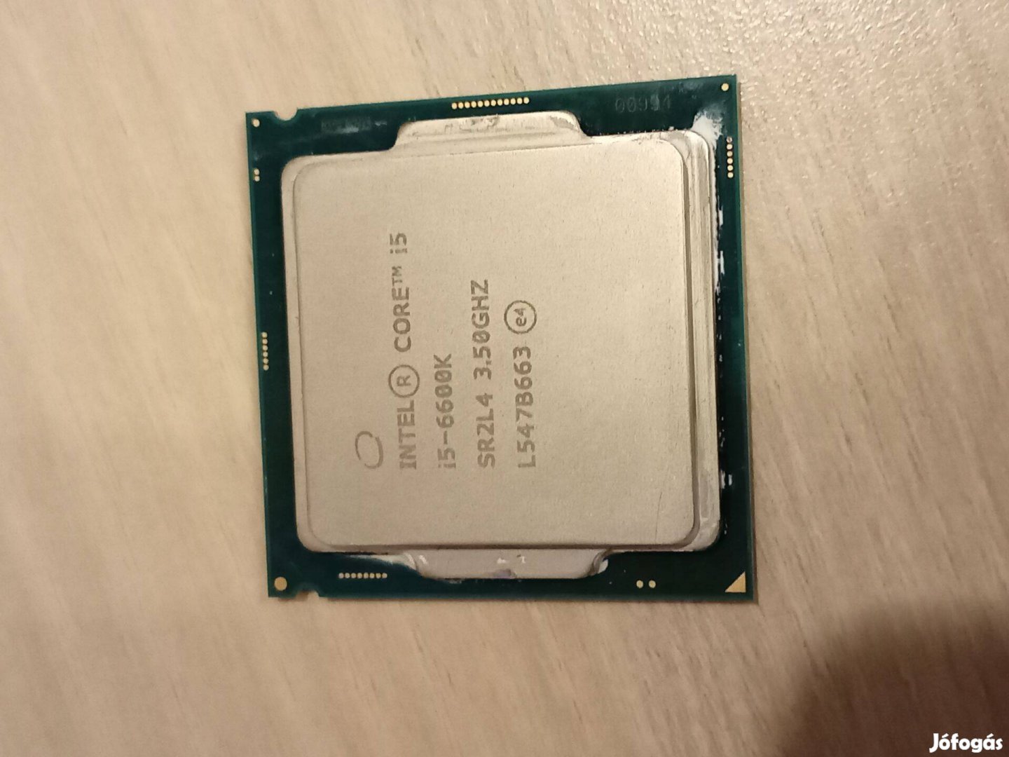 I5 6600K Processzo + hűtő