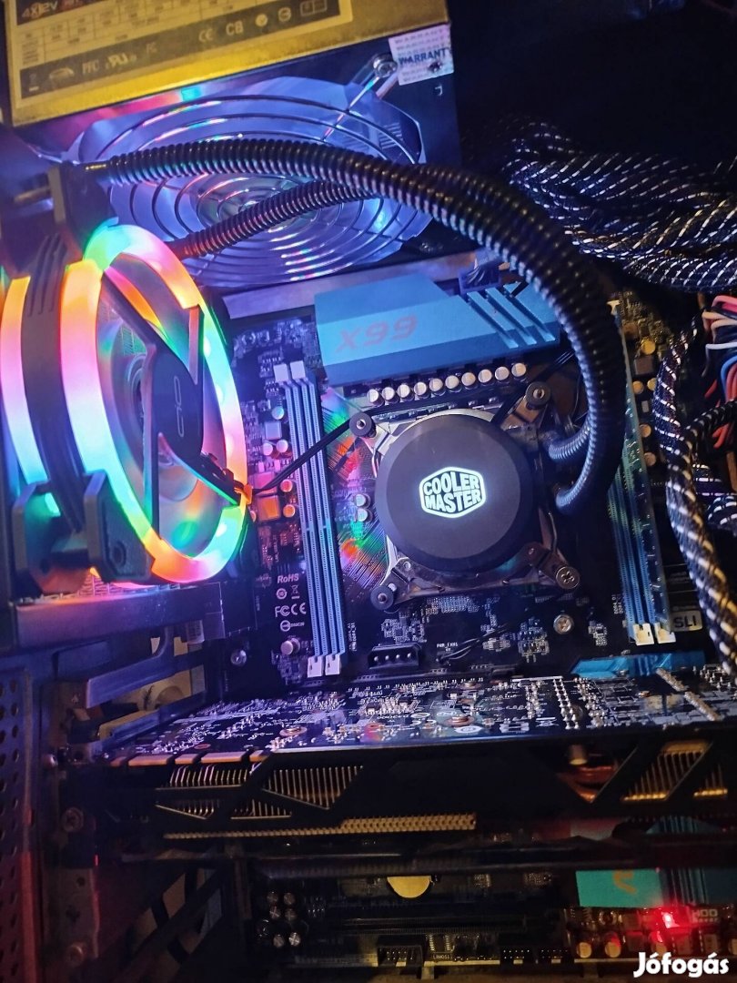 I7 5820k vízhűtéses DDR4 és gamer pc csere is 