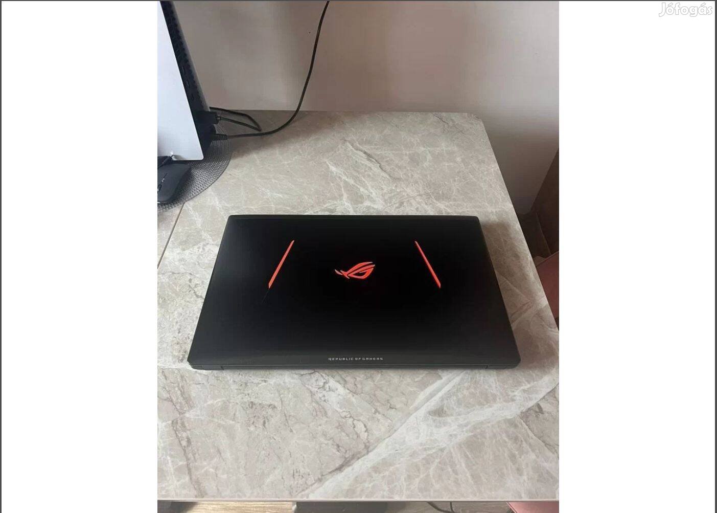 I7-es Asus rog gaming laptop eladó Geforce Gtx 1060 6GB