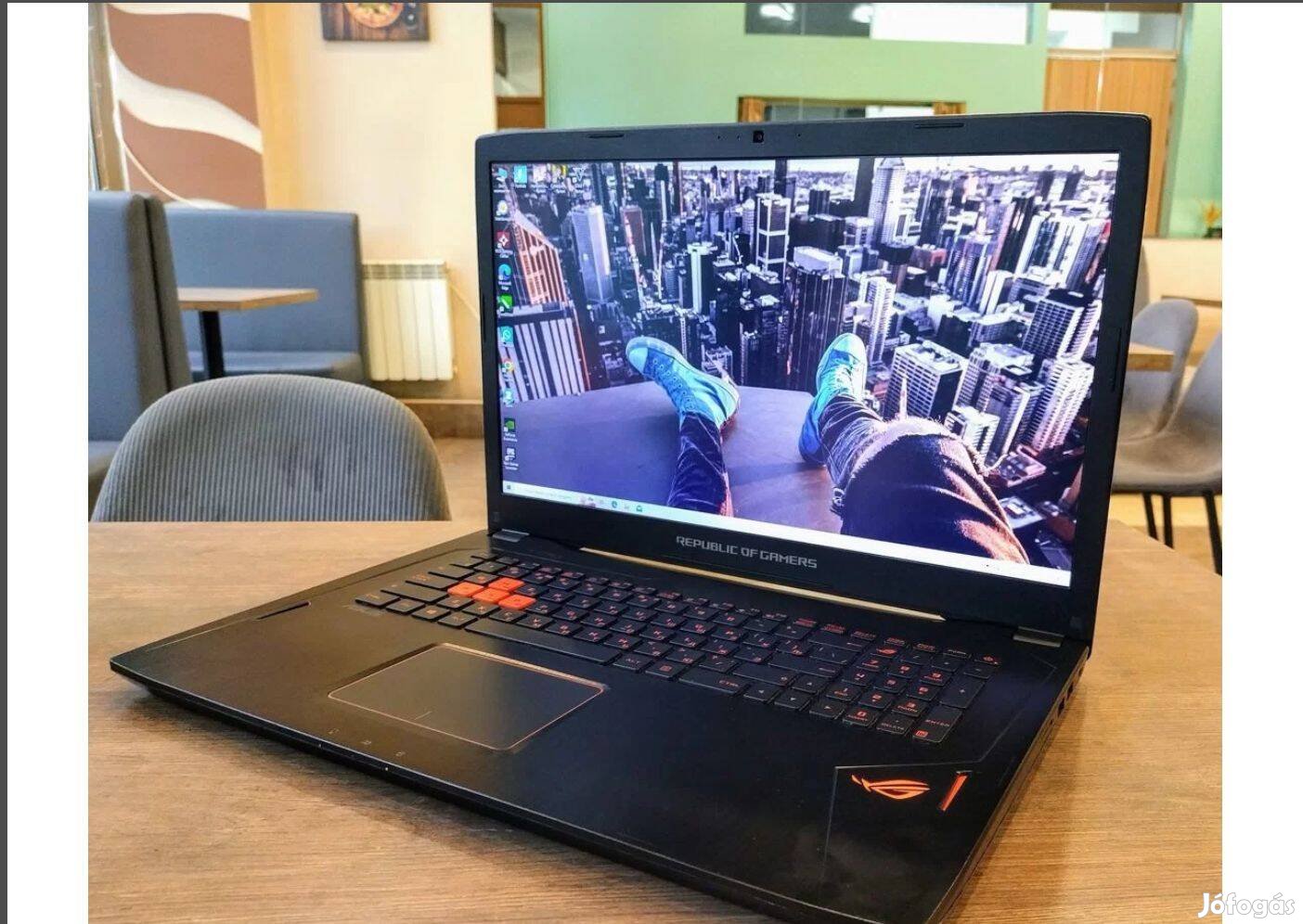 I7-es Asus rog gaming laptop eladó nagy képernyős ingyen futár!