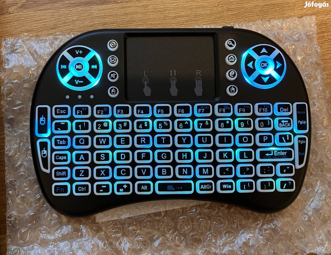 I8 mini wireless billentyűzet touchpaddal