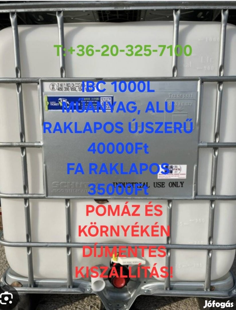 IBC Tartály 1000l