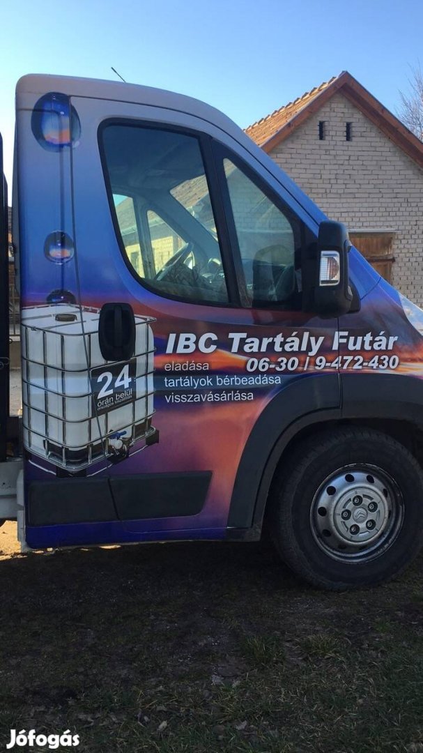 IBC tartály eladó, 1000 literes, minőségi