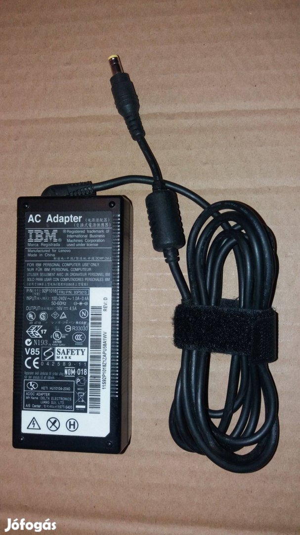 IBM Lenovo 16V 4,5A laptop töltő adapter tápegység