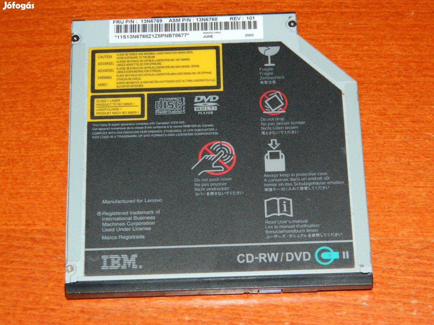 IBM T42 Optikai Meghajtó