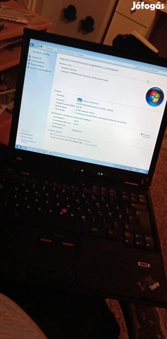 IBM Thinkpad T42 Retro laptop eladó vagy csere 