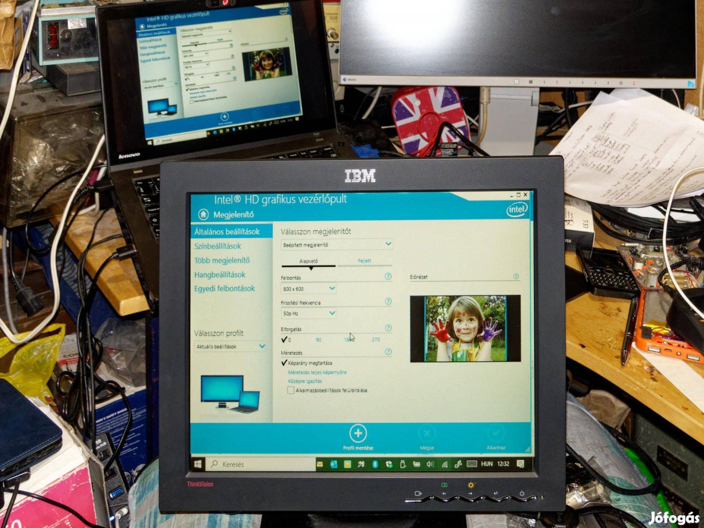IBM Thinkvision L170 monitor 17inch, eladó
