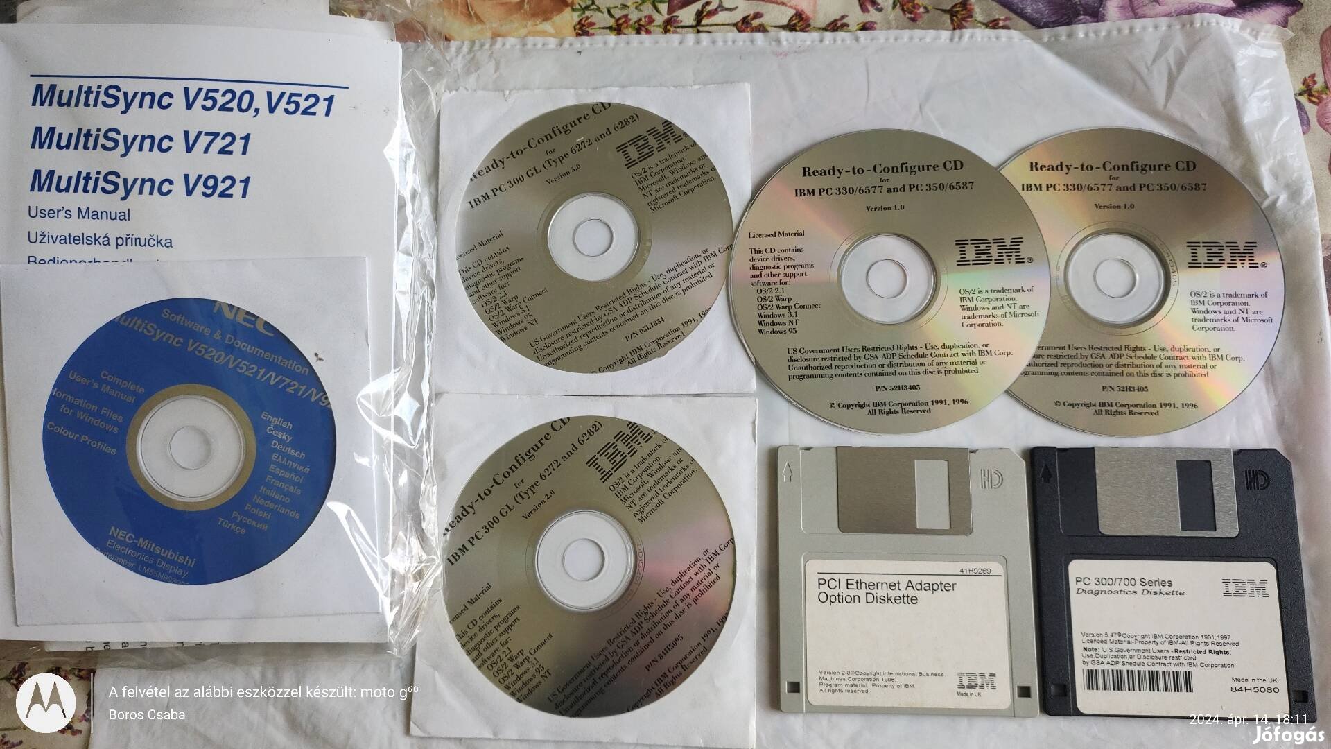 IBM  NEC  új bontatlan eredeti csomagolásu'   tartozékok 