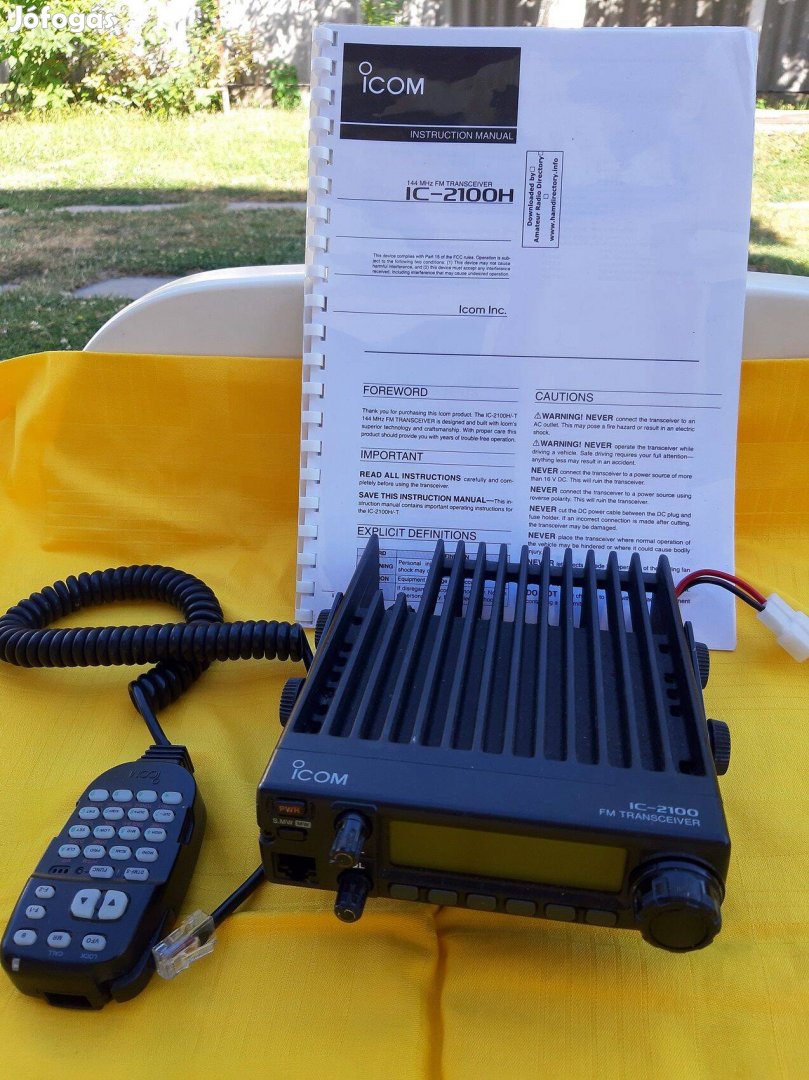 ICOM IC2100 2m-es mobilrádió-50W