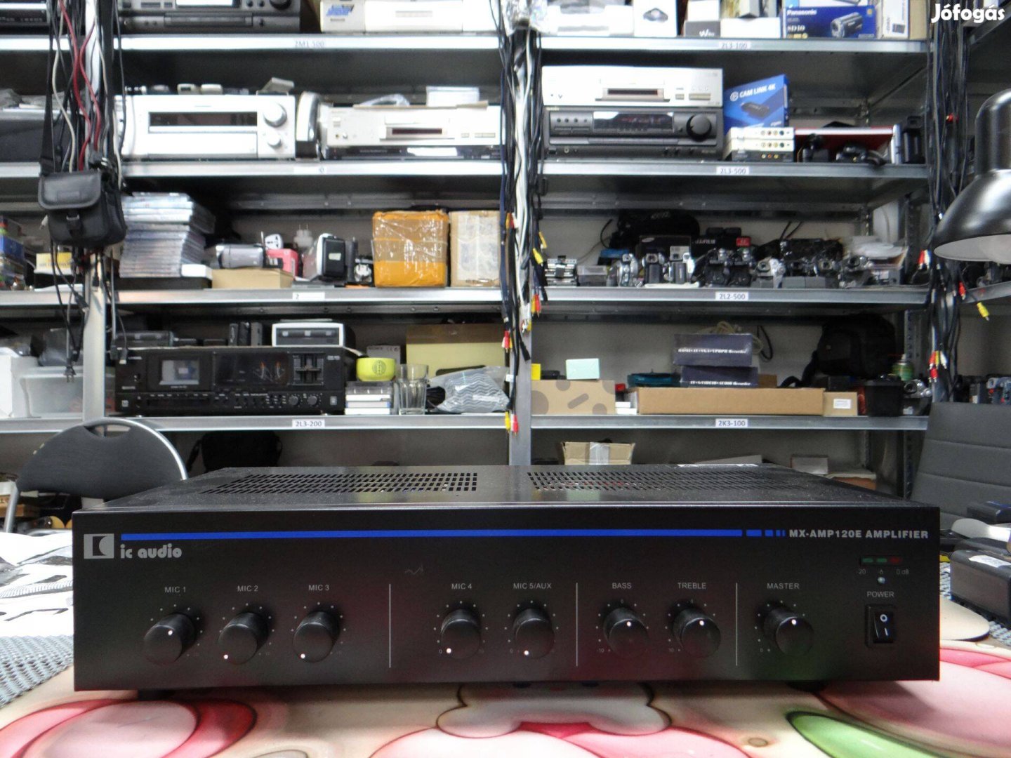 IC Audio MX-AMP120E Keverőerősítő