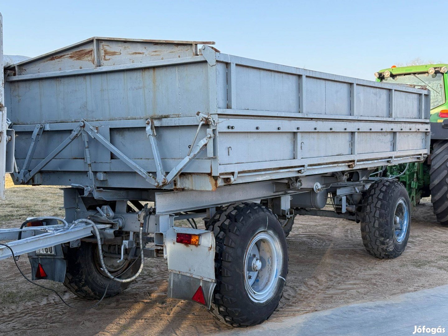 IFA 80.11 HW 8011 billenős pótkocsi