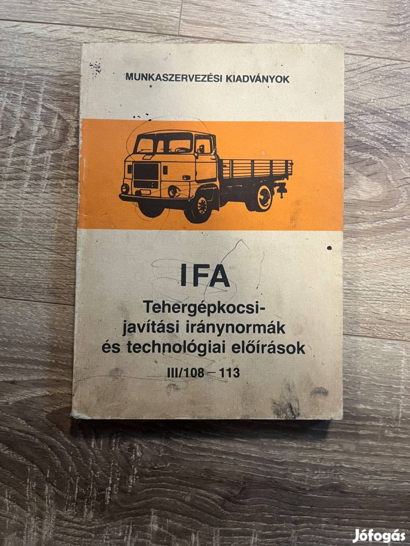 IFA teherautó javítási iránynormák gépkönyv