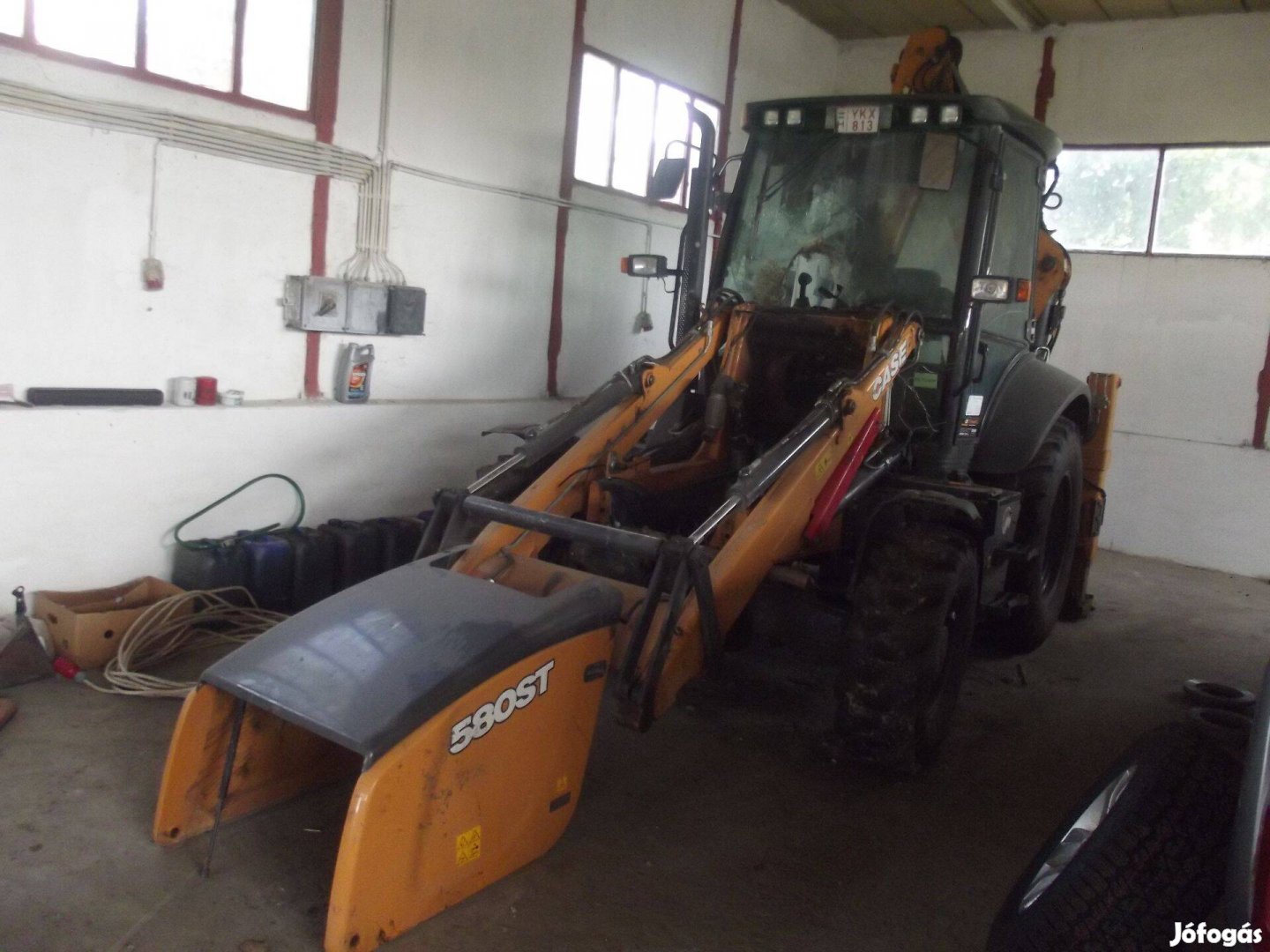 IH Case 580 ST kotró-rakodó egyben, vagy fő darabokban eladó