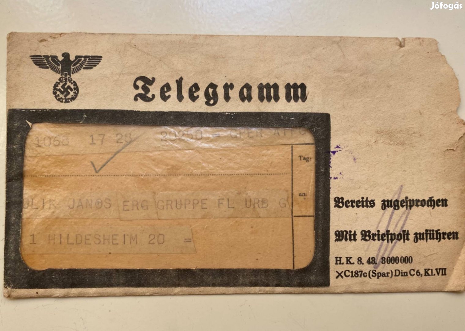 III. Birodalmi német telegram
