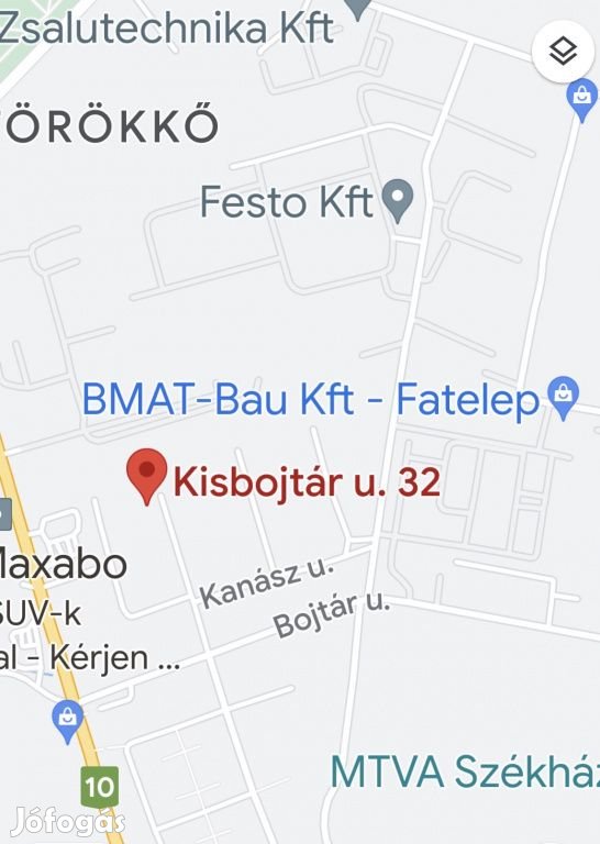 III. Kerület, Kisbojtár utca, 615 m2-es, telek