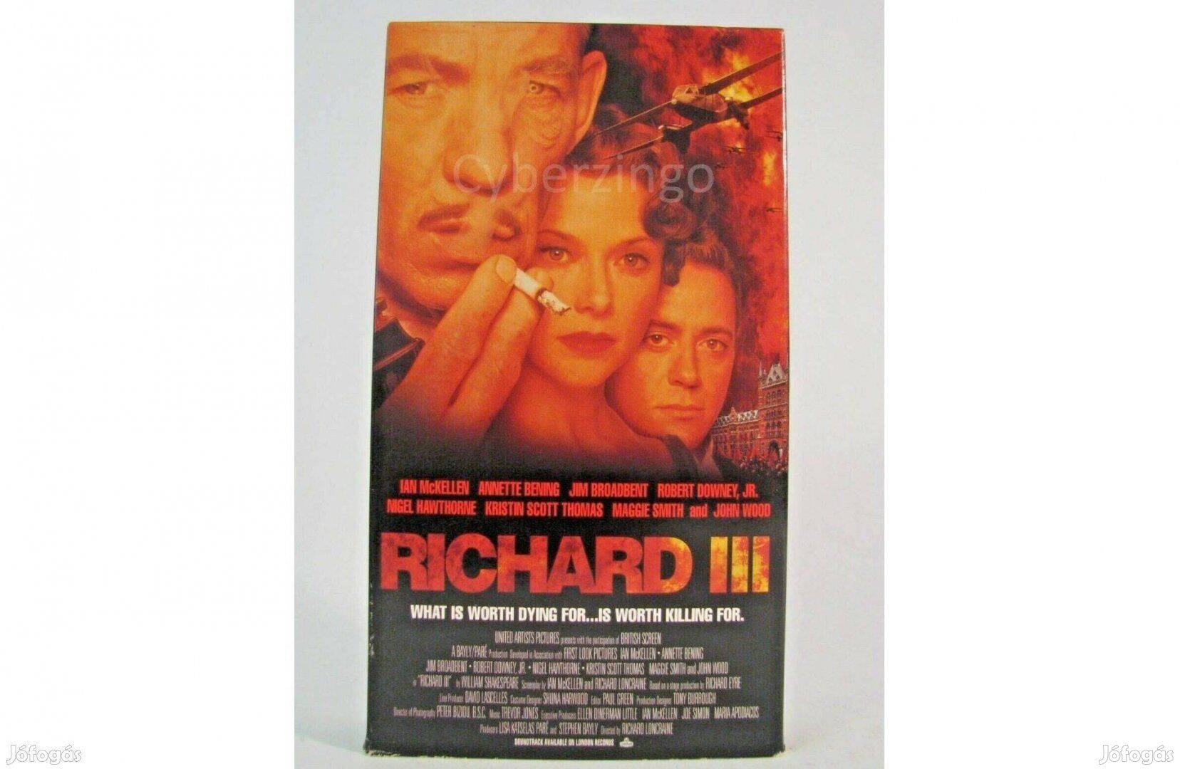 III. Richard, Történelmi krimi, magyar, eredeti VHS