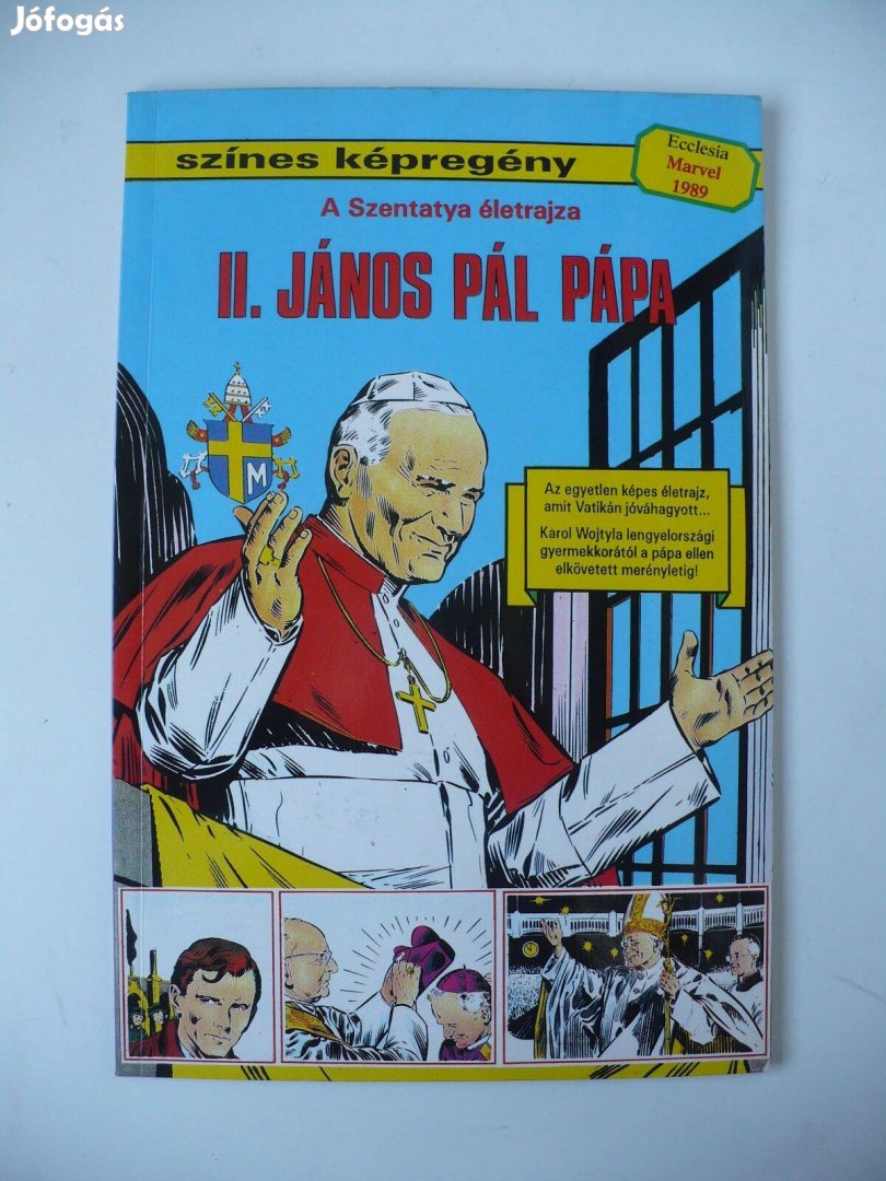 II. János Pál Pápa - A Szentatya életrajza - képregény (Marvel)