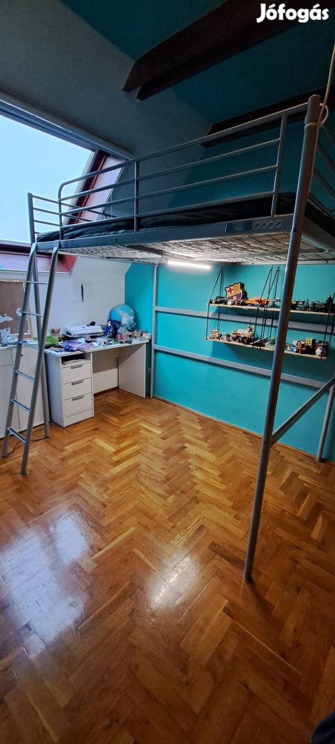 IKEA 140x200 emeletes ágy