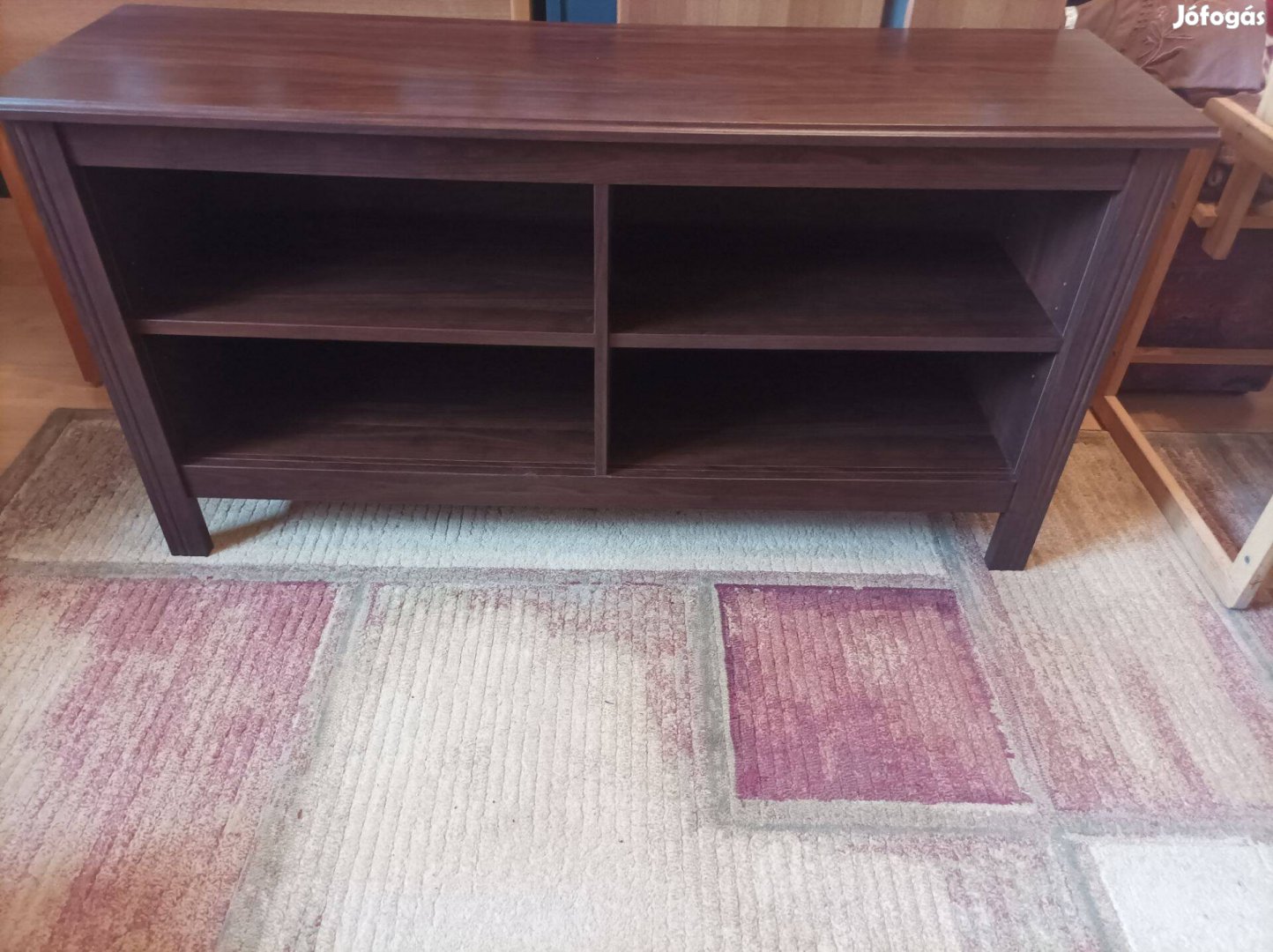 IKEA 4 polcos tv állvány dió színben