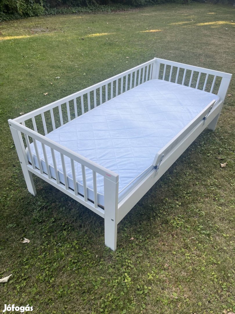 IKEA 70 x 160 cm gyerekagy+matrac+leesesgatlo