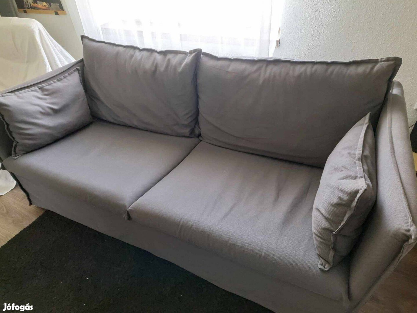 IKEA Backsalen 3 személyes kanapé 1 éve újonnan vásárolt! Hallarp szür