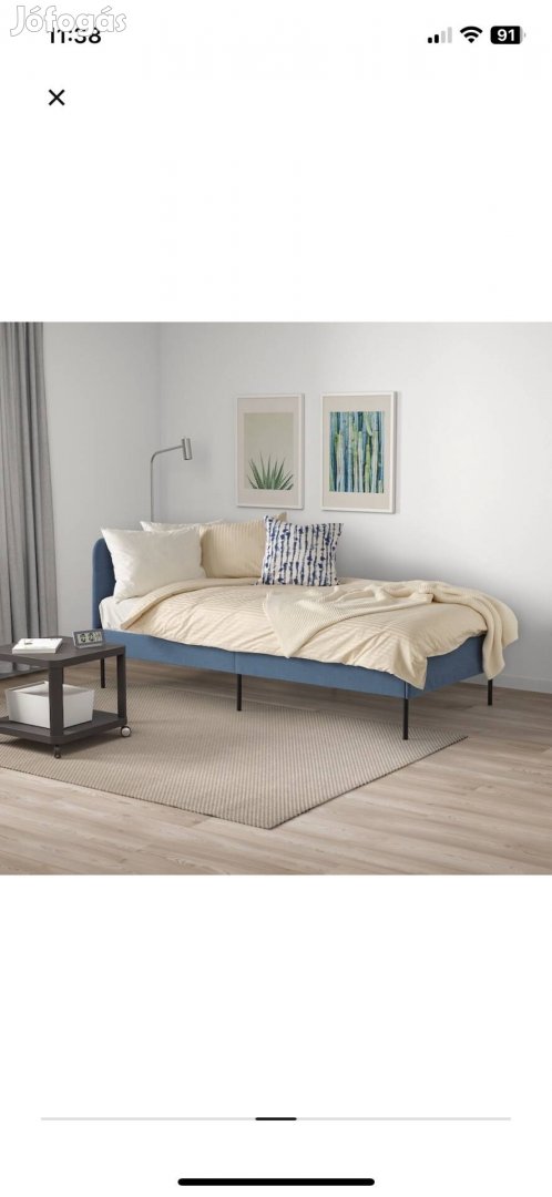 IKEA Blakullen ágy + IKEA Asvang matrac