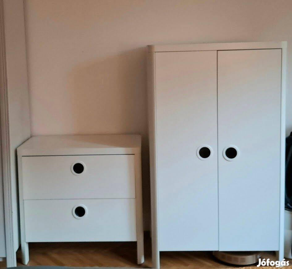 IKEA Busunge gyerek Gardróbszekrény és komód