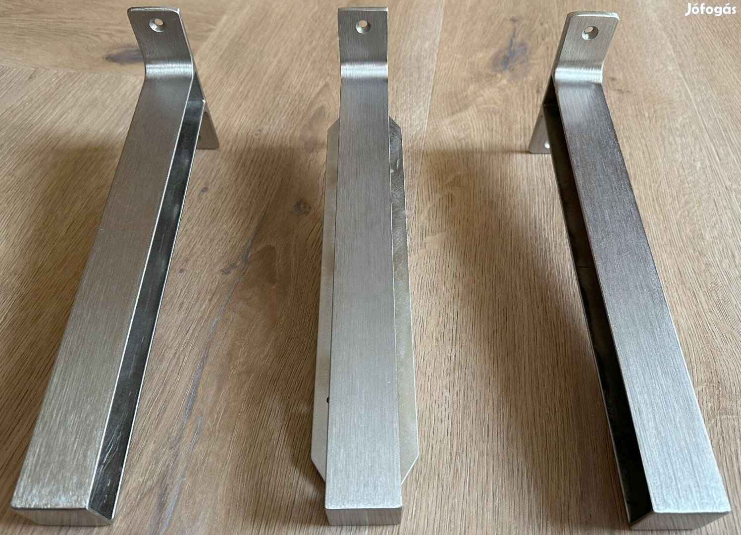 IKEA Ekby Jarpen polclap 2db + Ekby Bjarnum polctartó konzol (2db végp