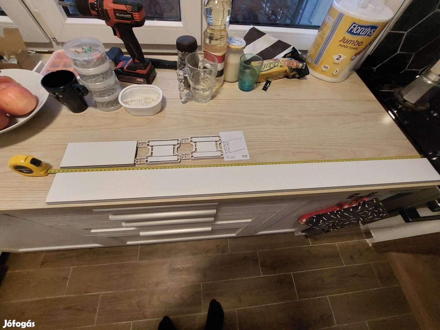 IKEA FörbÄTtra lábazat fehér maradék Metod láb hoz 999Ft/egész