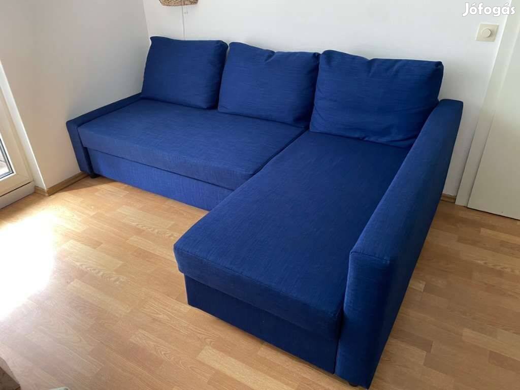 IKEA Friheten kinyitható sarokkanapé Skiftebo kék