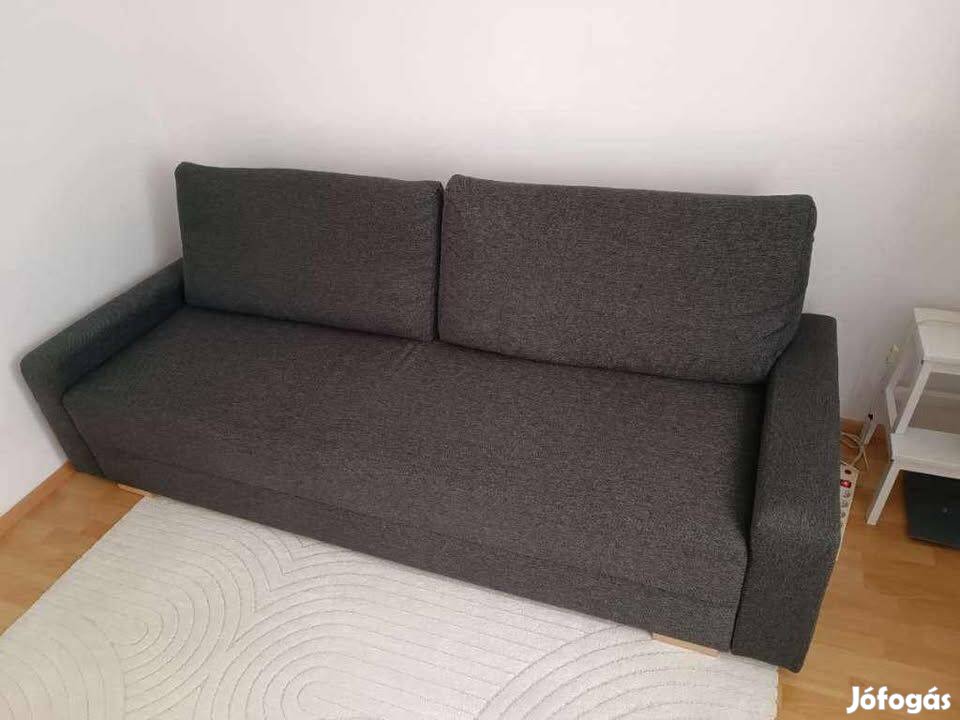 IKEA GRÄLviken 3sz. kinyitható kanapé / Sötétszürke
